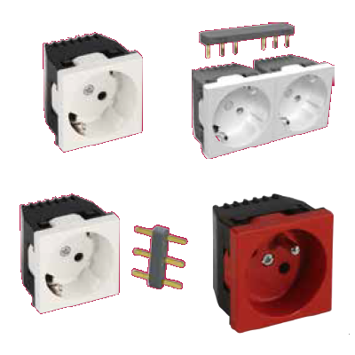 001_052_300001_00_00-Priza Mutlusan ocupa 2 module 45x45mm 16A 250V alba