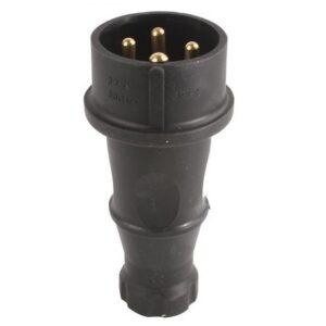 Fisa drept industriala trifazat cauciucat Mutlusan 3x16A 380V 3P+E