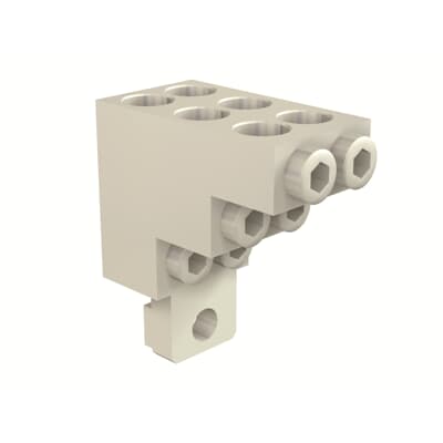 Kit borne multicablu MC CuAl 6x2.5…35 mm² pentru XT1 de la ABB, 3 bucăți, potrivit pentru conexiuni sigure ale cablurilor din cupru și aluminiu
