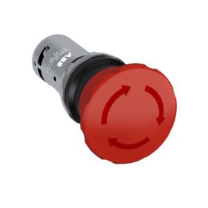 Buton de oprire de urgenta neluminat ABB rosu 2NC - 0 NO - 2 NC CE4T-10R-02.