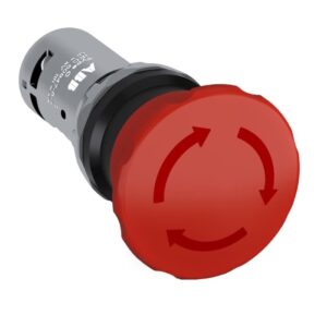 Buton pentru oprire de urgenta CE4T-10R-11 ABB. - Butoane si Lampi indicatoare, Distributie electrica