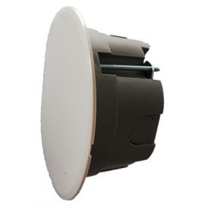 Doza distributie rotunda capac alb gips carton ⌀84 mm 45 mm LB Light. - Doze