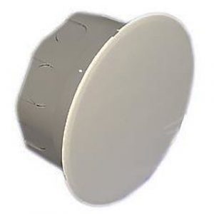 Doza distributie rotunda cu capac Pentru ipsos gri IP20 ⌀102 mm 50 mm LB Light. - Doze