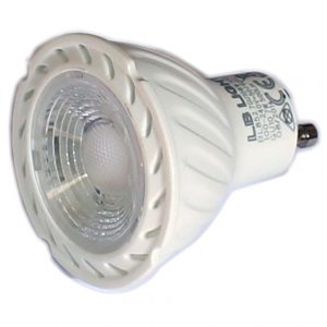 Bec LED SMD GU10, 7W, 3000K, 500lm, AC/DC 100-240V, A+ de la producator LB Light.