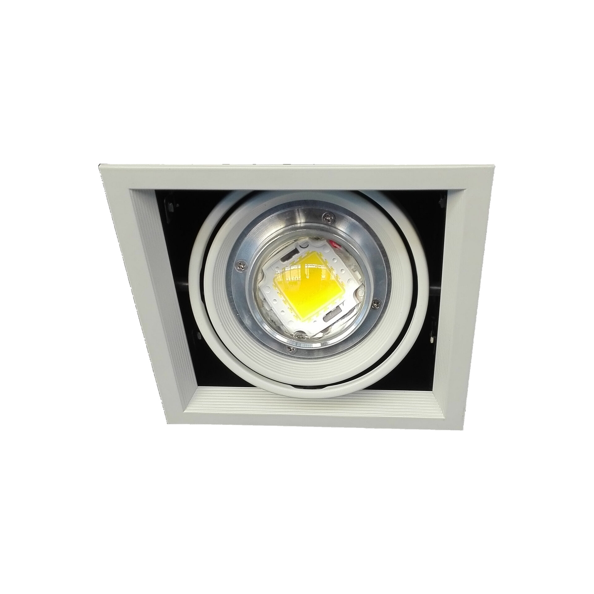 Spot LED PAR30 20W LB Light, 2400lm, 4500K, COB EPISTAR, montaj încastrat 160x160 mm. Iluminat puternic și eficient.