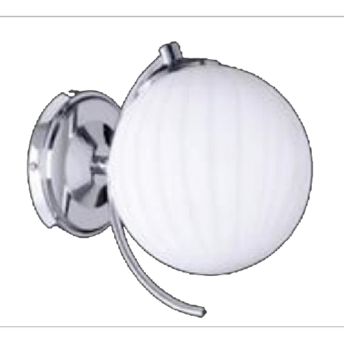 Lustra crom, sticlă mată, E27, max 60W, 220V LB Light - Iluminate, Lustre