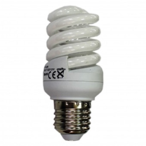 Bec fluorescent compact 12W, 220V, E27, 660Lm, 6400K lumina rece LB Light. - Becuri, Iluminate