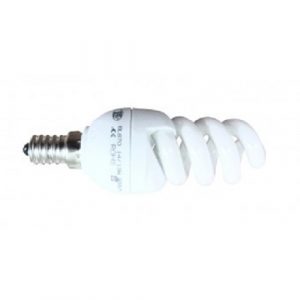 Bec cu economie de energie 13W, 220V, E14, 660Lm, 2700K lumina calda de la producator LB Light.