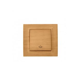 Intrerupator Sonerie serie Zena Woodline lemn deschis 10A 250V IP20 EL-BI Electric. Intrerupatoare, Prize si intrerupatoare, sonerie