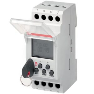 Releu astronomic ABB TWA-1 pentru iluminat, 16A, 230V, montaj DIN 2 module