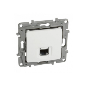 Priză calculator Legrand Niloe fără ramă RJ45 cat.6 UTP albă