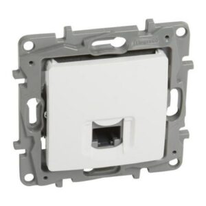 Priză calculator Legrand Niloe fără ramă RJ45 cat.5 UTP albă