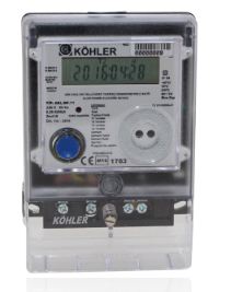 Contor electric monofazat 1x230V 50Hz IP54 SYC 07 4 tarife Kohler. - Contor, Distributie electrica