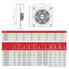 Ventilator axial BVN 250/310W B6PAM-350