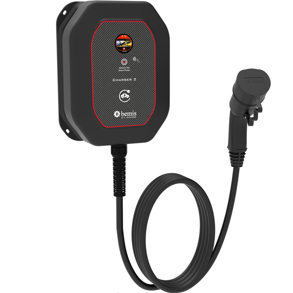 Stație de încărcare pentru vehicule electrice BEMIS Charger 2, 22kW, Type 2, 5 metri, IP65