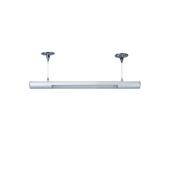 Corp de iluminat fluorescent suspendat gri LB Light 18W T8