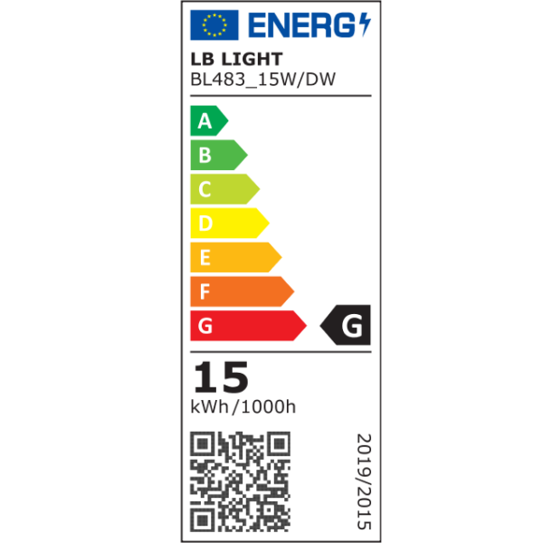 Clasa energetica Inel led 17W 4200K 1530lm