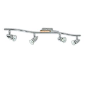 Spot satinat GU10 4x50W 220V de la producator LB Light.