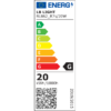 Clasa energetica Bec R7S 20W 220V 6400K 1200lm