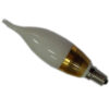 Bec LED lumanare vârf curbat E14 4W 220V LB Light 6000-6400K 320Lm.