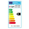 Bec cu economie de energie lumânare cu vârful curbat 9W E14 LB Light 6400K