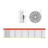 Date schema pentru Ventilator axial BVN 150W