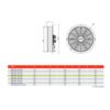 Date schema pentru Ventilator axial 185W BSM-400
