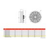 Date schema pentru Ventilator axial monofazat BSM-550