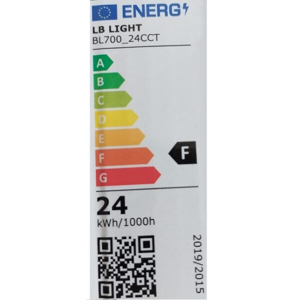 Clasa energetica Panou LED rotund LB Light 24W 2400lm 3CCT IP44 295mm