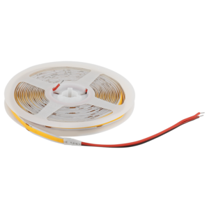 Bandă LED profesională Ultralux COB, 10W/m, 6500K, 24V DC, 320 LED/m, CRI >90, IP20, rolă de 5 m