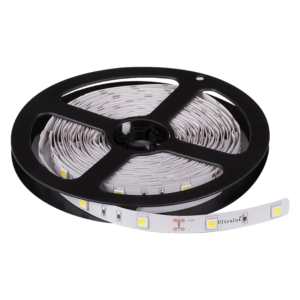 Bandă LED Ultralux SMD5050, 6.75W/m, 3000K, 12V DC, IP20, 30 LED/m, rolă de 5 m